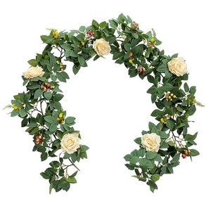 Wholesale garden with arch for sale - Group buy Decorative Flowers Wreaths Nordic Style Artificial Vine For Wedding Home Room Decoration Spring Autumn Garden Arch DIY Fake Plant