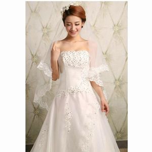 Wholesale gauze veil for sale - Group buy Bridal Veils Korean Lace Long Bride Wedding Veil Gauze Sequins White Dress Accessories