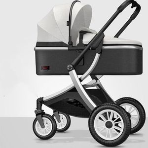 Strollers Uppgradera X Type barnvagn högt landskapsbarns multifunktion en nyckellagring lutande bil ljusbälte