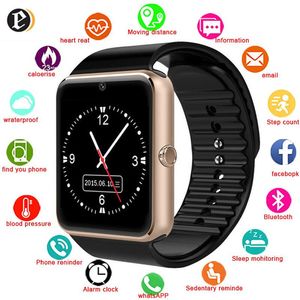 Wholesale gt08 smart watches for sale - Group buy Smartwatch Fitness Tracker GT08 Smart Watches Sports Android Bluetooth Digital Watch Men Women Saat Relojes Inteligentes