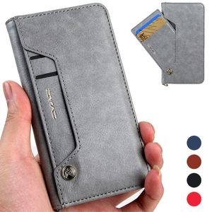 Wholesale case for note 20 ultra for sale - Group buy Sided Card Holder Magnetic PU Leather Flip Wallet Case For Note S21 S20 FE Lite Ultra S9 S8 S10 Plus Cell Phone Cases