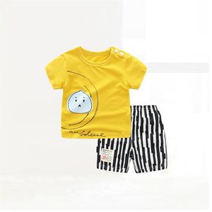 venta de ropa de diseñador para niños al por mayor-ZWY1048 Venta Venta de bebé Ropa para niños Conjuntos de niños Casual Algodón camiseta Pantalones Diseñador de niños Traje de ropa