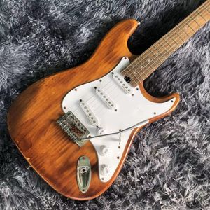 Top Quality Custom ST Electric Guitar Body Alder Pickup SSS Finish Matte Color Original Two way adjustable