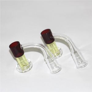 Wholesale bead sets resale online - Quartz Smoking Banger Set mm Male Female Degree Nail Bangers Luminous Terp Pearl Bead for glass water pipe dab rig