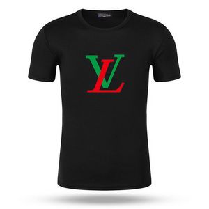 Italië Zomer Designers T shirts Mens Kleding Tshirt Letter Printing Patchwork Kleur Casual Jumper Vrouwen Luxe Mouwen Jurk Tee Tops Luis Vitton Lvlouis