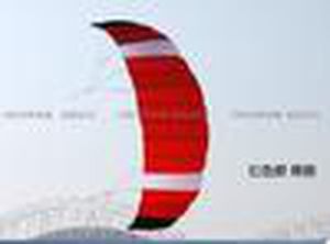 Gratis skepp m Line Stunt Parafoil Power Sport Kite Blå Röd Rainbow Färger