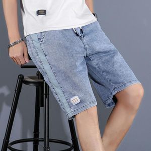 Men s Jeans In The Summer Of Denim Shorts Are Classic Gray blue Thin Fashion Slim Business Casual Bra