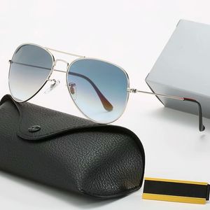 beyaz çerçeveler gözlükler toptan satış-Klasik lüks tasarımcı erkekler kadınlar güneş gözlüğü marka vintage pilot güneş gözlükleri polarize UV400 mm cam lensler