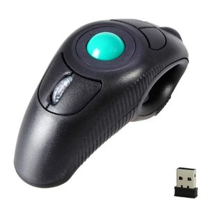 мышечные пальцы оптовых-MICE G USB Mouse Trackball Handheld Finger Micewileless Optical Travel DPI для Android TV PC ноутбук Mac левый и правый
