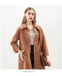 Wholesale knee length down winter coats for sale - Group buy 2020 new winter fur coat women s mink fur knee length mink down with fur collar warm coat
