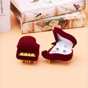 Wholesale elegant music resale online - Cosmetic Bags Cases Piano Elegant Classical Music Style Jewelry Box Cute Cartoon Ring Necklace Earring Stud