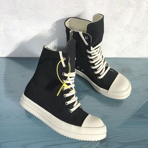 mens knee high canvas boots