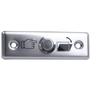door access control exit buttons toptan satış-Akıllı Ev Kontrolü JFBL Çelik Kapı Çıkış Bırakma Push Button Anahtarı Access M1L3