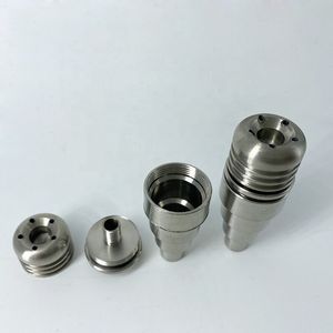 2021 mm mm mm IN Portable domeless Smoke electric titanium nails Male Female Smoking nail Ti with Carb Cap For glass bong