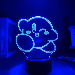 projector lamps animals venda por atacado-Lâmpadas do projetor Animação D Kirbylight Brinquedos Figura Luz Anime Ação Casa Decoração Lâmpada Crianças Presente de Aniversário