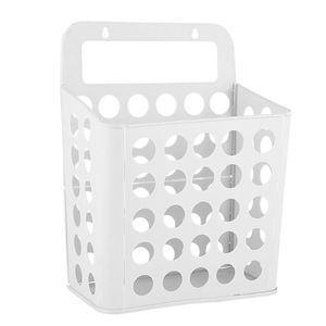 Tvättspåsar Plastbehållare Badrum Vardagsrum Hushållsförvaring Fällbar Organisatör Stor Kapacitet Väggmonterad Korg Solid