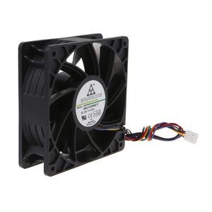 Wholesale computer servers for sale - Group buy Fans Coolings Cooling Fan V A Dual Ball Bearing Brushless Pin Computer Server Case S7 S9 D3 L3 E9 T9 PFC1212D