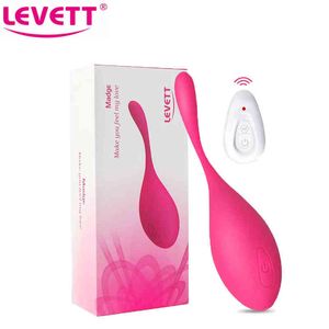 Nxy vagina bollar Levett uppgraderade trådlösa äggvibratorer för kvinnor IPX7 Vattentät vaginal Kegelboll Vibrerande kula Vibrera Stimulator Sexleksaker
