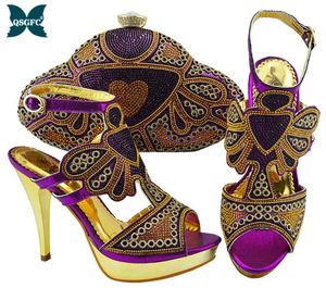 Dress Shoes Fashion African Wedding Italian Shoe And Bag Sets Matching For Nigeria Party Designer Women Luxury