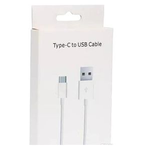 Ny OEM typ C Telefonkablar USB kabel med detaljhandelspaket Förpackningslåda för Samsung Galaxy S8 S9 S10 LG G5 Snabb Laddningstyp C Höghastighet Laddarkabel