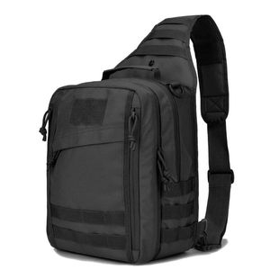 Outdoor Bags Tactical Military Sling Bag Pistol Gun Holster Pack Assault Range Molle Backpack Nylon