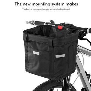Wholesale pet bicycle resale online - Cycling Bags Pet Dog Car Carrier Bag Portable Bicycle Front Basket Frame Waterproof Seat Safe Carry KG Load