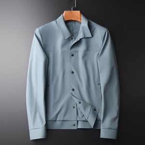 Męskie kurtki topić bezszwowe ciśnienie klejowe laserowe technologię cięcia funkcjonalna krótka kurtka klapowa płaszcz tekstura dotyk