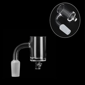 Smoking Accessories Flat Top Quartz Enail Banger With Metal Retainer Clip Male Female Joints Suit For mm Coil Heater