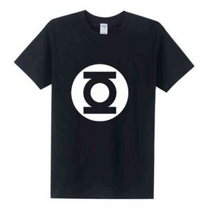 New Green Lantern t shirt Men The Big Bang Theory T shirt Top Quality Cotton Sheldon Cooper Super heroT Shirts Men G0113