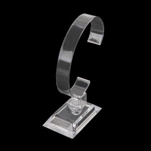 Smycken påsar påsar pc Rensa akrylarmband Klockskärm Hållare Stativ Rack Retail Shop Showcase Drop