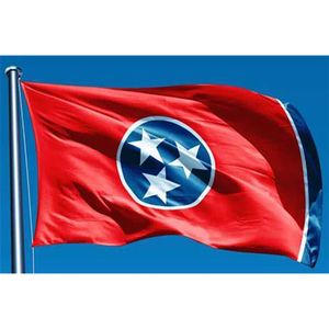 banderas orientales al por mayor-Eastern Estados Unidos Tennessee Flag Fábrica directa lista para enviar poliéster cm x5fts para decoración