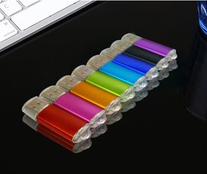 1gb usb drive toptan satış-10 adet grup Renkli USB Flash Sürücü Kalem Sürücü GB GB GB GB GB Pendrive Memory Stick GB GB Sopa Hediye Ücretsiz Özel Logo