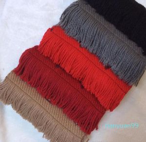 ingrosso lana della sciarpa della coperta-Inverno Logania Shine Brand Brand Sciarpa di lusso Donne e uomini Due Side Black Red Seil Blanket Sciarpe Sciarpa Adatti Rainbow Flower Sciarpe