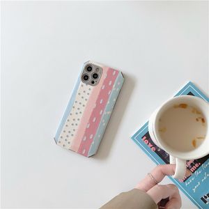 polka dot phone cases venda por atacado-Polka Dots Graffiti Phone Capas para iPhone Pro XR XS Max Plus Soft TPU Choque à prova de choque