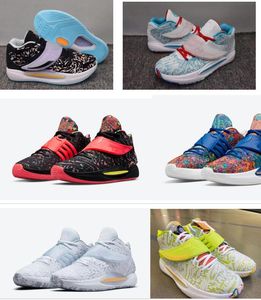 2021 Kevin KD S Mens Multi Color KD14 Casual Shoes Trenerzy ZoomElite Sport Sneakers US Wysokiej jakości A3