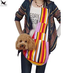 Wholesale tailup dog carrier for sale - Group buy TAILUP Pet Dog Carrier Bag Sling Single Shoulder Pet Holder With Adjustable Strap Cat Slings Carry PP010R Car Seat Covers