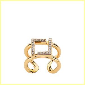 верхняя вовлеченная кольца оптовых-2022 роскошный дизайнерское кольцо бриллиантовые кольца ювелирные украшения вовлечения для женщин любовь кольцо F бренд золотые кольца ожерелья высочайшего качества R