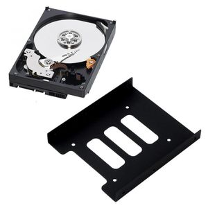 Wholesale internal ssd hard drive for sale - Group buy 2 Inch To SSD Internal Hard Drive Bay Dock PC Converter Metal Adapter Bracket Black Mounting For Computer Cables Connectors