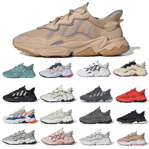 Mixed colors White Trace Cargo Black Blue Leather mens casual Shoes ozweego triple Cloud Multi Pale Nude Taped Seams Hi Res Red Grey men women trainers sports sneakers