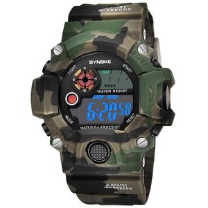 Men Women ABS Electronic Watch Fabala UV Waterproof Military Watches Multifunctional Camouflage Digital Wrist Casual Sport Wristwatches