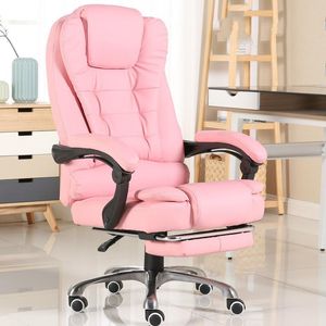 Living Room Furniture Motor driven Massage Gaming Work Genuine Leather Chair Executive Luxury Office Lift Computer Footrest for office