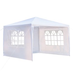 Wholesale 10x10Ft Party Wedding Outdoor Patio Shade Tent Canopy 3x3m Heavy Duty Gazebo Pavilion Event with Spiral Tubes White Hot