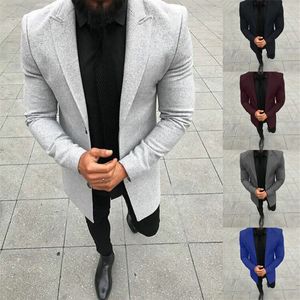 ソリッドカラーメンズデザイナースーツファッションパネルストレートブレザーカジュアルシングルブレストビジネス男性服