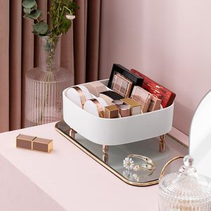 Storage Boxes Bins Eyeshadow Compact Light Luxury Cosmetic Box Makeup Blush Air Cushion Multi cell Desktop