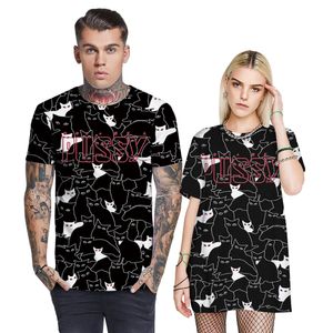 camisetas adolescentes venda por atacado-Unisex Camisetas Homens Mulheres Casal camisetas Verão Manga Curta Plus Size Streetwear D Imprimir Roupas Gráficas Para Adolescentes
