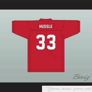 futbol formaları indirim yapıyor toptan satış-İndirim Nipsey Hussle Crensşa Kırmızı Futbol Jersey Erkek Dikişli Formalar Gömlek Boyutu S XXXL Hızlı Kargo