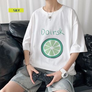 Wholesale korean summer boys t shirts for sale - Group buy Short Sleeve T shirt Men s Summer Hong Kong Style Loose Top Korean Trendy Fashion Brand Boys T Shirts