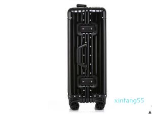 Suitcases Luxury Classic Design Inch Luggage High Quality Aluminum magnesium Spinner Brand Travel Suitcase