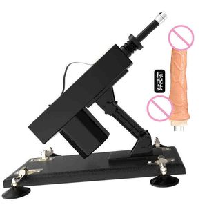 NXY Masturbatie Machine Vrouwelijke Pumping Gun Sex Toy Automatic Thrusting Dildo voor Dames Vibrator
