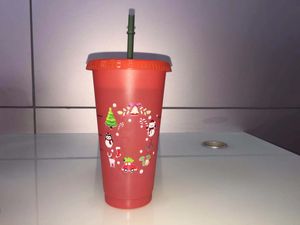 10 pieces of uv printed tumbler christmas multicolor colorful roller glass oz ml plastic cups can be reused and accept drawing design